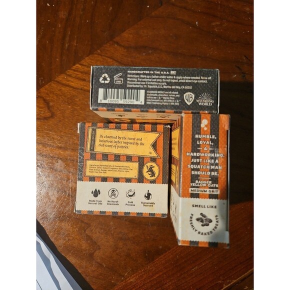 Dr Squatch Limited Edition Lather Of The Loyal Harry Potter Hufflepuff Soaps - 3 - Picture 2 of 3